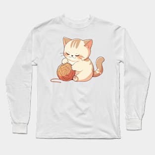 Cute Exotic Shorthair Cat Long Sleeve T-Shirt